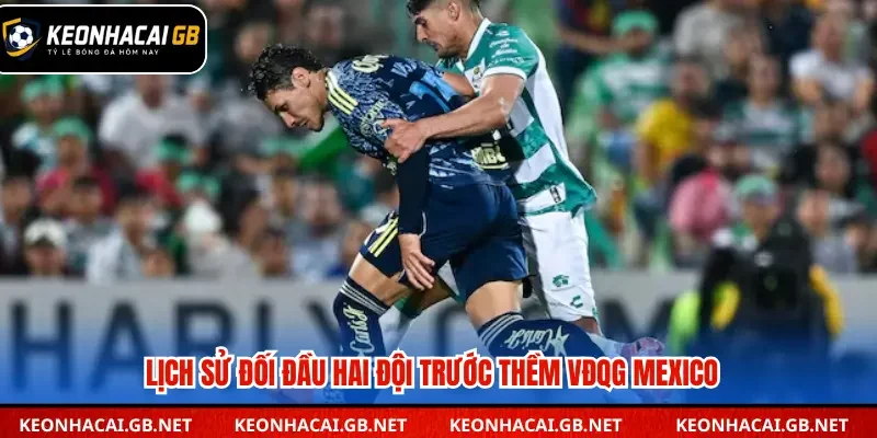 Lịch sử đối đầu hai đội trước thềm VĐQG Mexico
